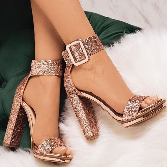 gold heels for quinceanera