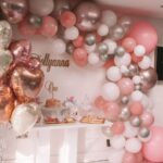 Mesas principales para xv años decoradas con globos