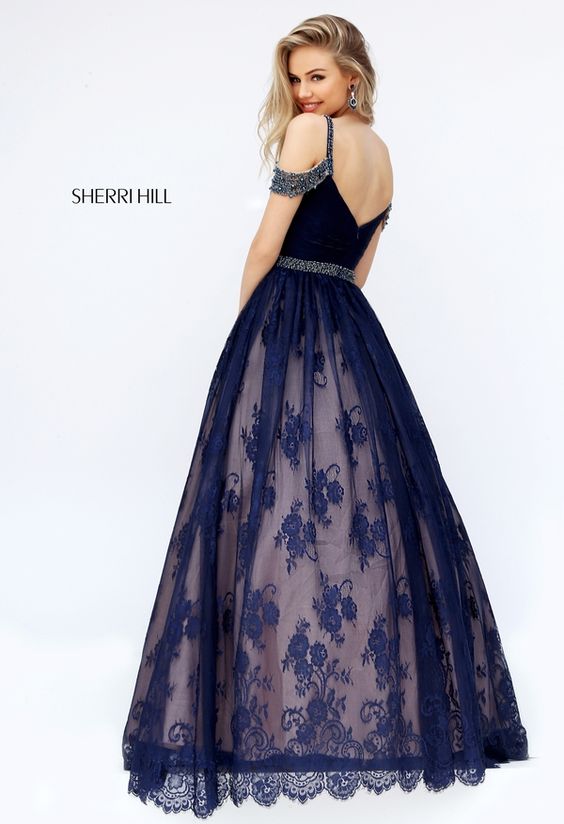 30-vestidos-xv-anos-azul-marino-super-elegantes (11) - Ideas para mis 15