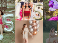 Sesion de Fotos con globos para quinceañeras 2024