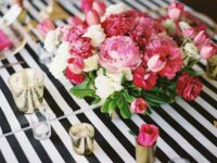 Ideas para una Fiesta de XV años con Rayas Y Flores