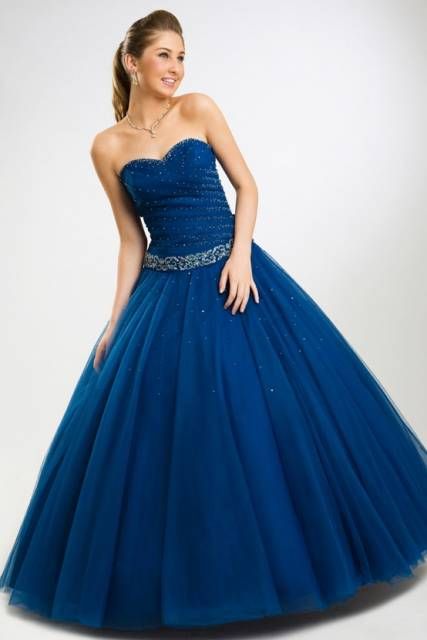 Vestidos para 15 color Azul Petróleo, estilo princesa, modernos, en dos piezas y elegantes