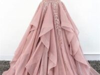 Vestidos de XV color rosa palo 2024