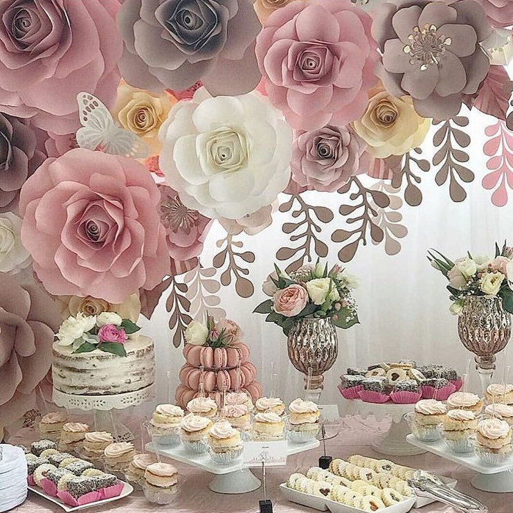 candy table pink blush