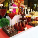 mesa de dulces enchilosa para fiesta de quince años
