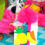 Decoración para quinceañera temática de flamingo