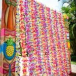 backdrops para fiesta hawaiana