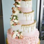 Diseños de pasteles de xv años color rosa