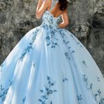 Diseños de vestidos azul claro