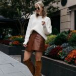 Faldas de color café para otoño