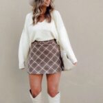Modelos de faldas que puedes usar en tiempo de frío y como combinarlas